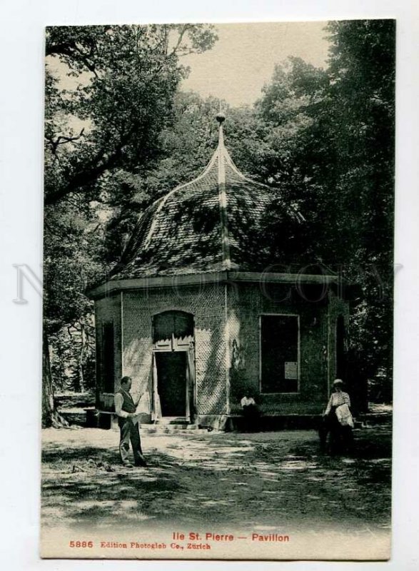 3150734 FRANCE Saint Pierre Island Pavillon Vintage RPPC