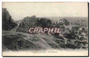 Old Postcard Les Baux General view