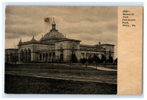 MEMORIAL HALL FAIRMOUNT PARK PHILADELPHIA PA POSTCARD (KM14)