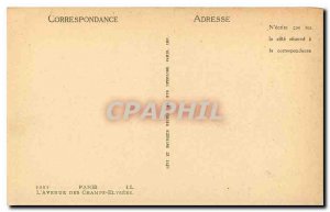 Old Postcard Paris's Champs Elysees