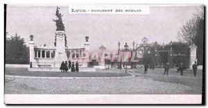 Old Postcard Lyon Monument Of Mobile