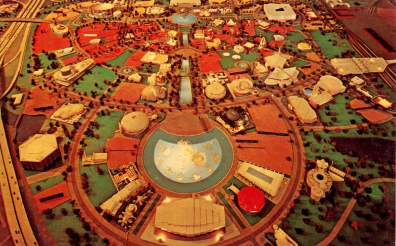 NY - New York World's Fair, 1964-65. Model of the Site