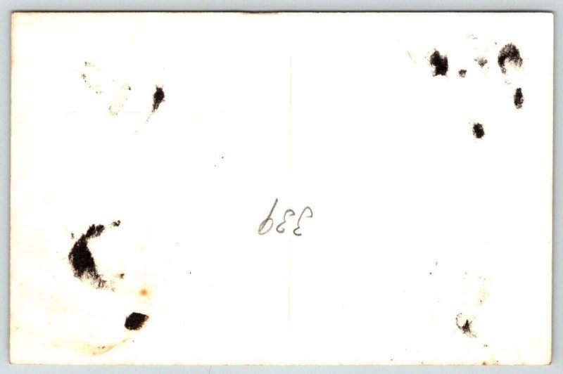 RPPC  WW2 US Army Soldier With Pack of Cigarettes  Real Photo  Postcard