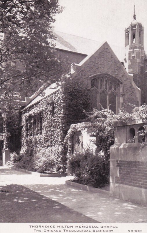 Illinois Chicago Theological Seminary Thorndike Hilton Memorial Chapel Real P...