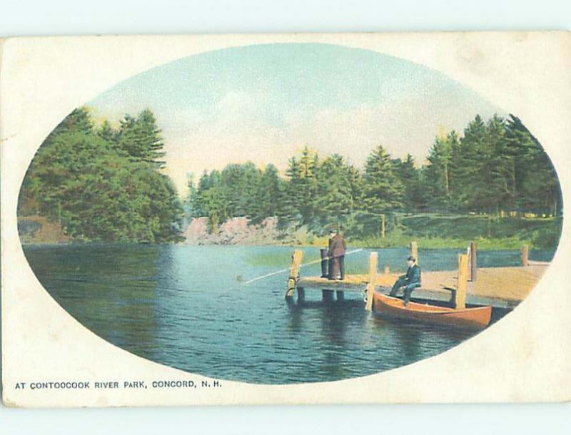 Pre-1907 PARK SCENE Concord New Hampshire NH H4098