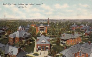 Illinois Quincy Birds Eye View Soldiers and Sailors Home 1911