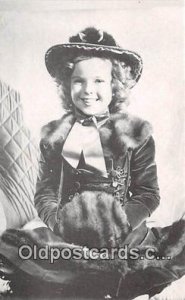 Shirley Temple Movie Actor / Actress Non Postcard Backing Unused 