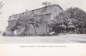 Pennsylvania Bucks County Bedminster Mahlon F Wasser General Store Berkemeyer...