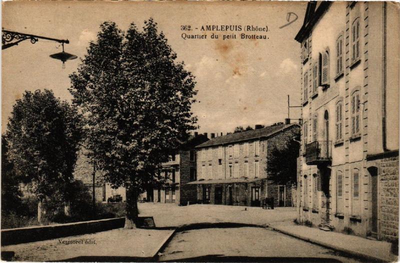 CPA AMPLEPUIS Quaertier du petit Brotteau (463166)