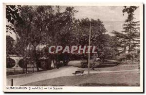 Romorantin Old Postcard The Square