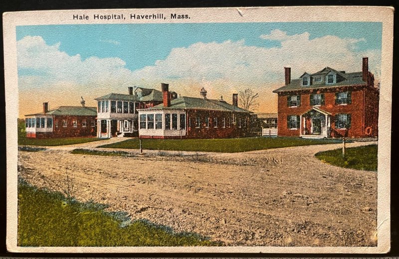 Vintage Postcard 1915-1930 Hale Hospital, Haverhill, Massachusetts (MA)