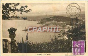 Old Postcard Nice Port