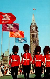 Canada Ottawa Parliament Hill Changing Of The Guard