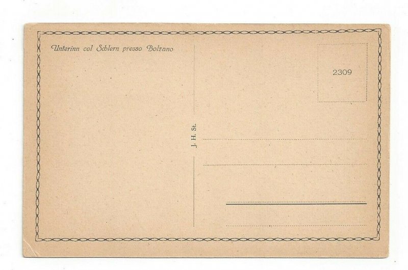 Postcard Unterinn col Schlern presso Bolzano Standard View Card 