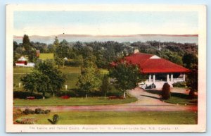 ST. ANDREWS, New Brunswick Canada ~ Tennis Courts ALGONQUIN INN Casino Postcard