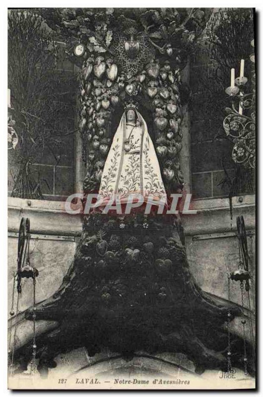 Old Postcard Our Lady of Laval Avesnières