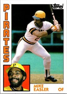 1984 Topps Baseball Card Marvell Wynne Pittsburgh Pirates sk3595