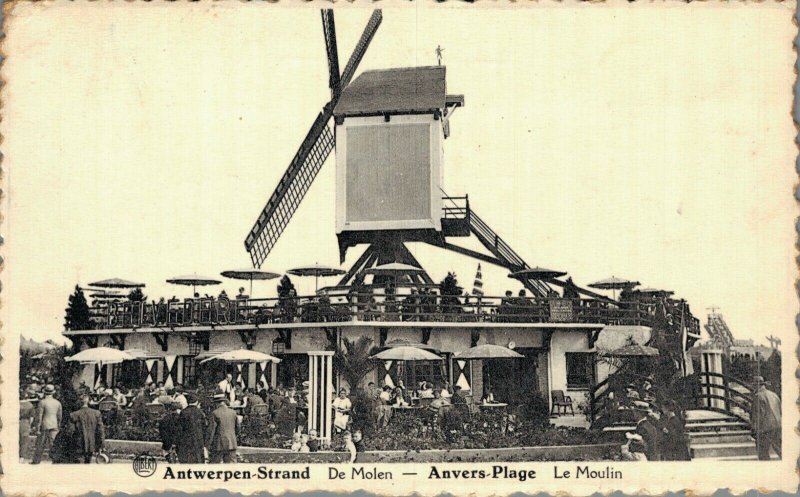 Belgium Anvers Antwerp Beach The MIll (Windmill) B41