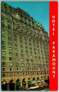 Hotel Paramount New York City NY NYC UNP Unused Chrome Postcard F13