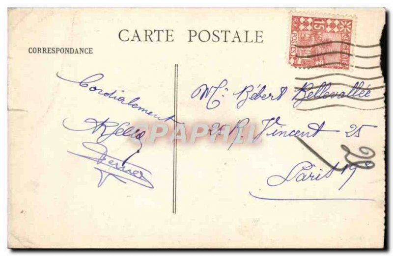 Old Postcard The Cathedral Algiers and d & # 39Hiver Governor