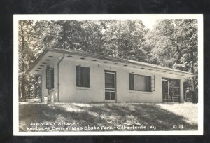 RPPC GILBERTVILLE KENTUCKY DAM VILLAGE STATE PARK VINTAGE REAL PHOTO POSTCARD