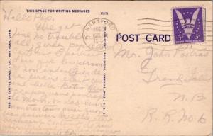 State Armory Hartford CT Connecticut Conn c1944 Linen Postcard D43