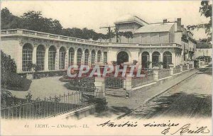 Postcard Old Vichy L'Orangerie (map 1900)