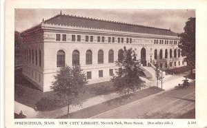 New City Library Merrick Park, State Street - Springfield, Massachusetts MA  