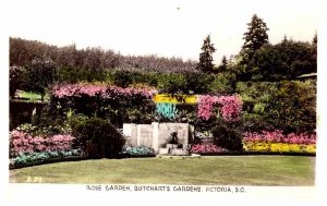 Postcard GARDEN SCENE Victoria British Columbia BC AU9430