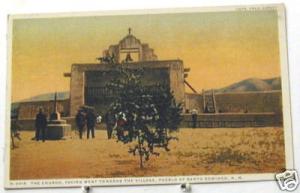 N3448   SANTO DOMINGO, N.M. POSTCARD,  FRED HARVEY