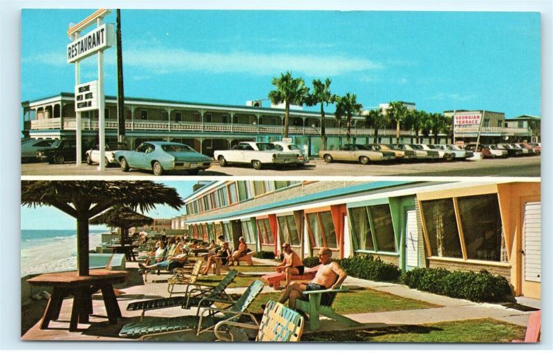 Georgian Terrace Apartments Panama City Florida Vintage Postcard D82