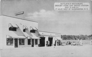 Battlefield Restaurant Washington DC 1950s Postcard Ruth Dexter 12035