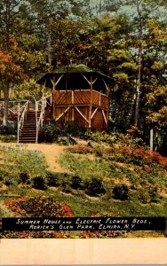 Rorick's Glen Summer House and Electric Flower Beds Elmira New York