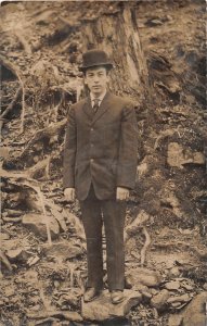 F90/ Mammoth West Virginia RPPC Postcard 1908 Frank Herwick