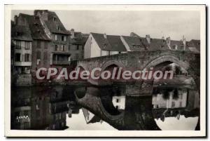 Postcard Old Bridge Espalion Gothic