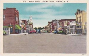 South Carolina Camden Broad Street Looking South