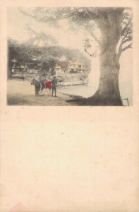 Japan Tokyo Rickshaw Hand Tinted Litho 05.80