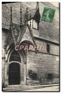 Old Postcard Beaune Portal of I & # 39Hotel God