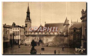 Old Postcard Rochelle Hotel de Ville