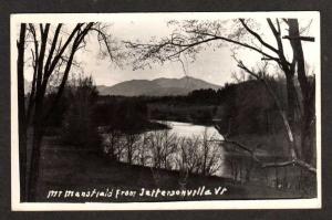 VT Mt Mansfield JEFFERSONVILLE VERMONT Real Photo RPPC Postcard