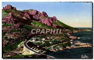 Postcard Modern Antheor Viaduct SNCF and the Route de la Corniche d & # 39Or