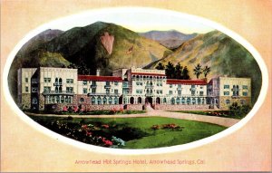 Postcard Arrowhead Hot Springs Hotel in Arrowhead Springs, California