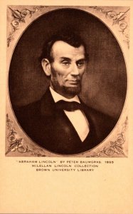 Abraham Lincoln Portrait By Peter Baumgras
