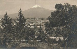 Mexico Popocatépetl Puebla Popocatepetl Vintage RPPC 08.89