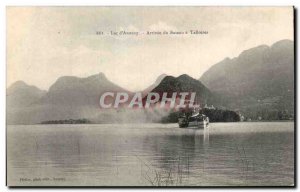 Lake Annecy - Arrival of the boat has Talloires - Old Postcard