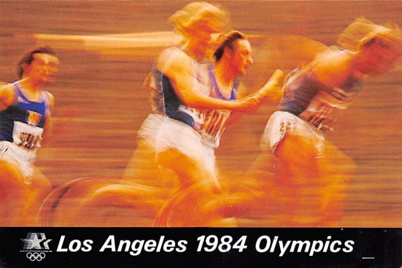 Los Angeles 1984 Olympics Track and Field Olympic Unused 