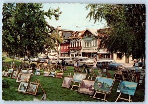 Leavenworth Washington Postcard Summer Art Shows Bavaria Village c1960 Vintage