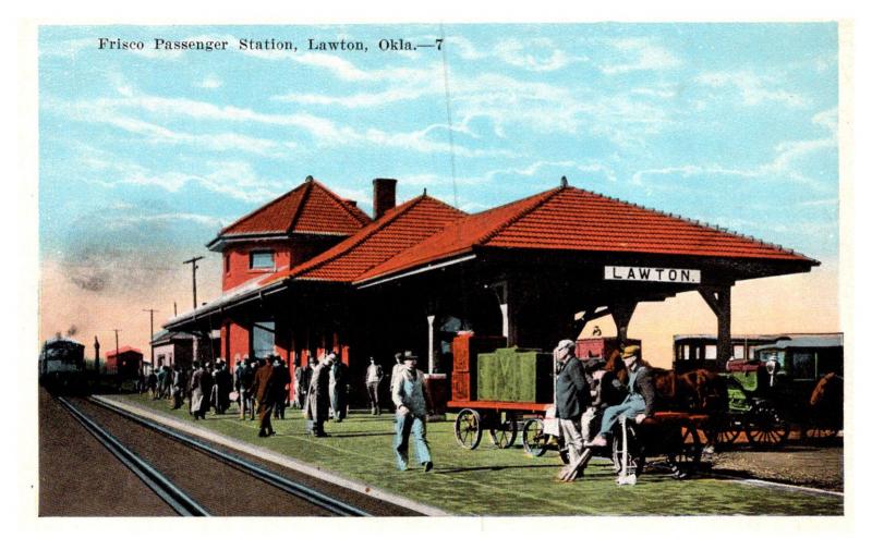 Oklahoma Lawton , Frisco Passenger Railway Station 