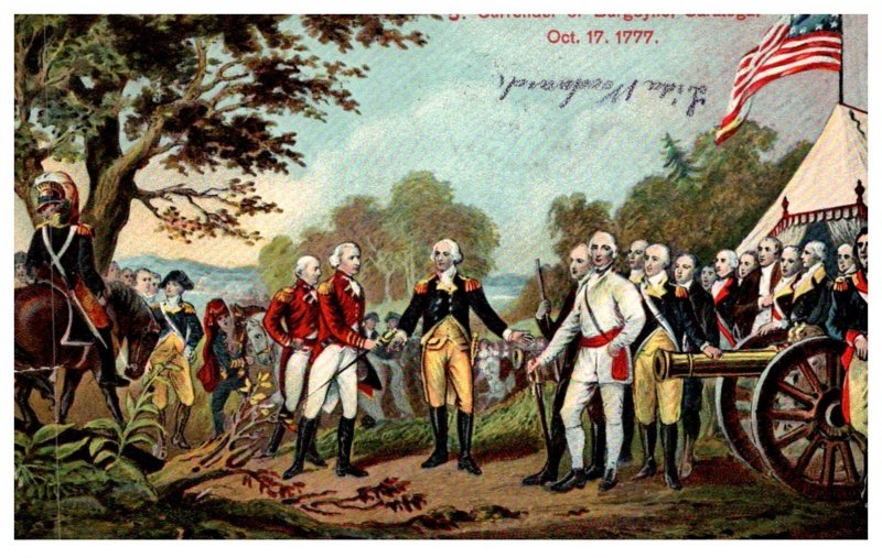 New York Saratoga , Surrender of Bourgogne to Gates