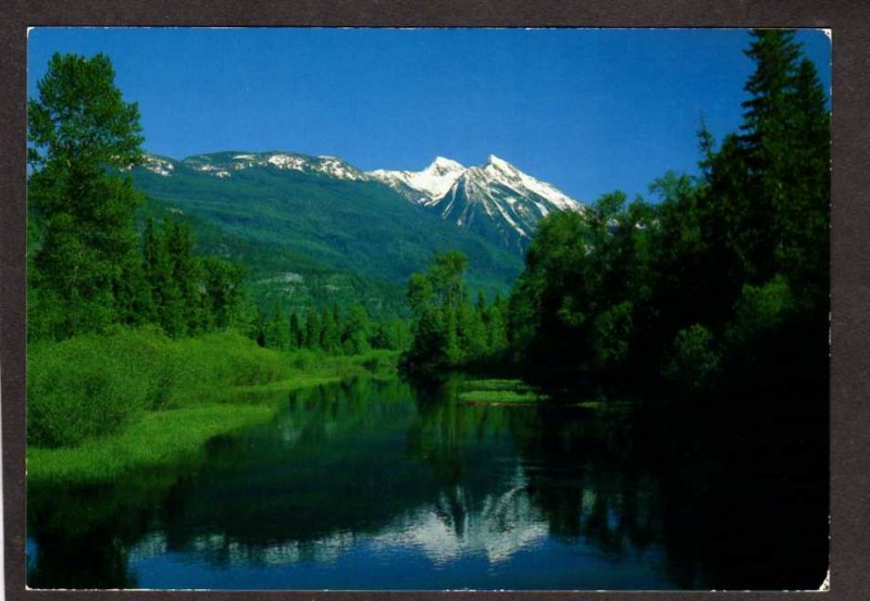 BC Mt Willet Lardeau Valley, British Columbia Canada Postcard Carte Postale